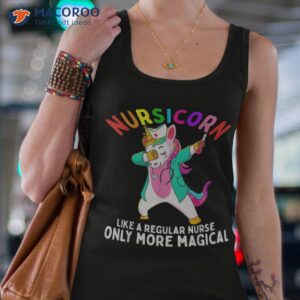 unicorn nurse funny nursicorn rainbow nursing rn gift shirt tank top 4