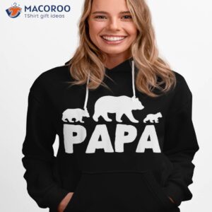 unisex papa bear presents for youth fathers day fu shirt hoodie 1