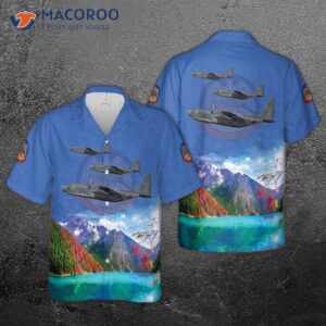 Us Air Force 87-0024 Mc-130h Combat Talon Ii Of The 7th Special Operations Squadron Hawaiian Shirt