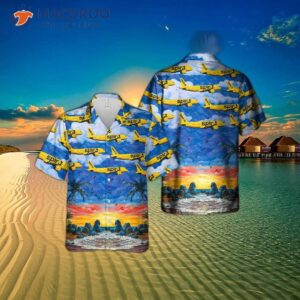 Us Airlines 7 Airbus A320-271n Hawaiian Shirt