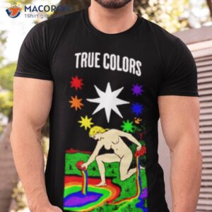 us gay pride true colors shirt tshirt