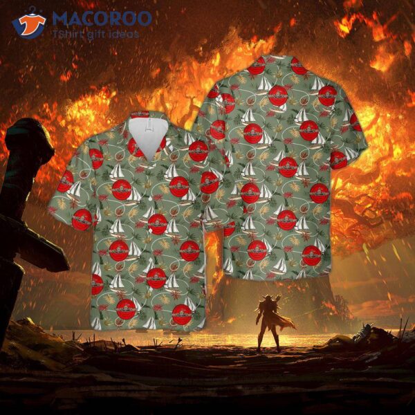 Us Marine Corps Force Reconnaissance (forecon) Hawaiian Shirt