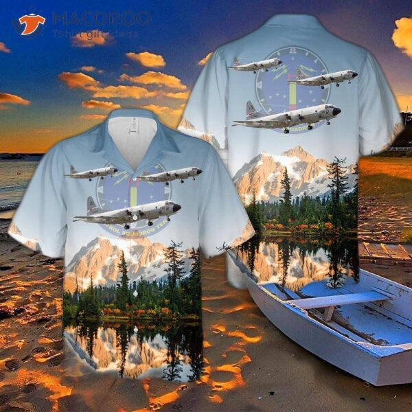 Us Navy Patrol Squadron 10 (vp-10) P-3b “lancers” Hawaiian Shirt