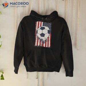 us soccerball usa flag football shirt hoodie
