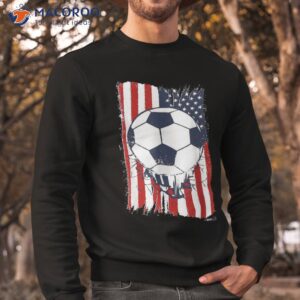 us soccerball usa flag football shirt sweatshirt