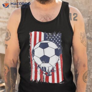 us soccerball usa flag football shirt tank top