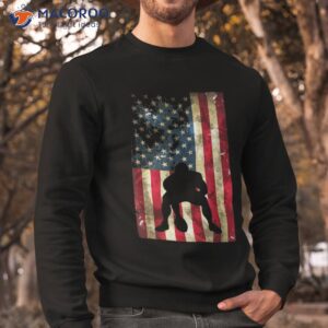 usa flag football pittsburgh lineman clothing gift shirt sweatshirt