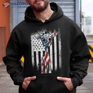 usa flag giraffe 4th of july my independence patriotic shirt hoodie