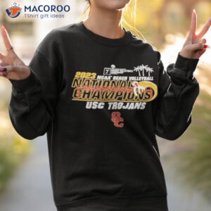 usc trojans blue 84 2023 ncaa beach volleyball national champions shirt sweatshirt 2