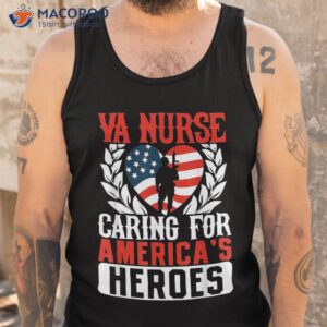 va nurse americas heros merica us flag patriot veterans day shirt tank top