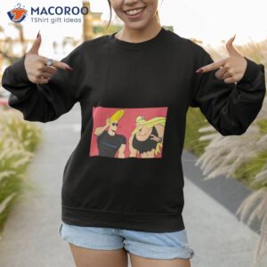 val hallen and johnny bravo shirt sweatshirt