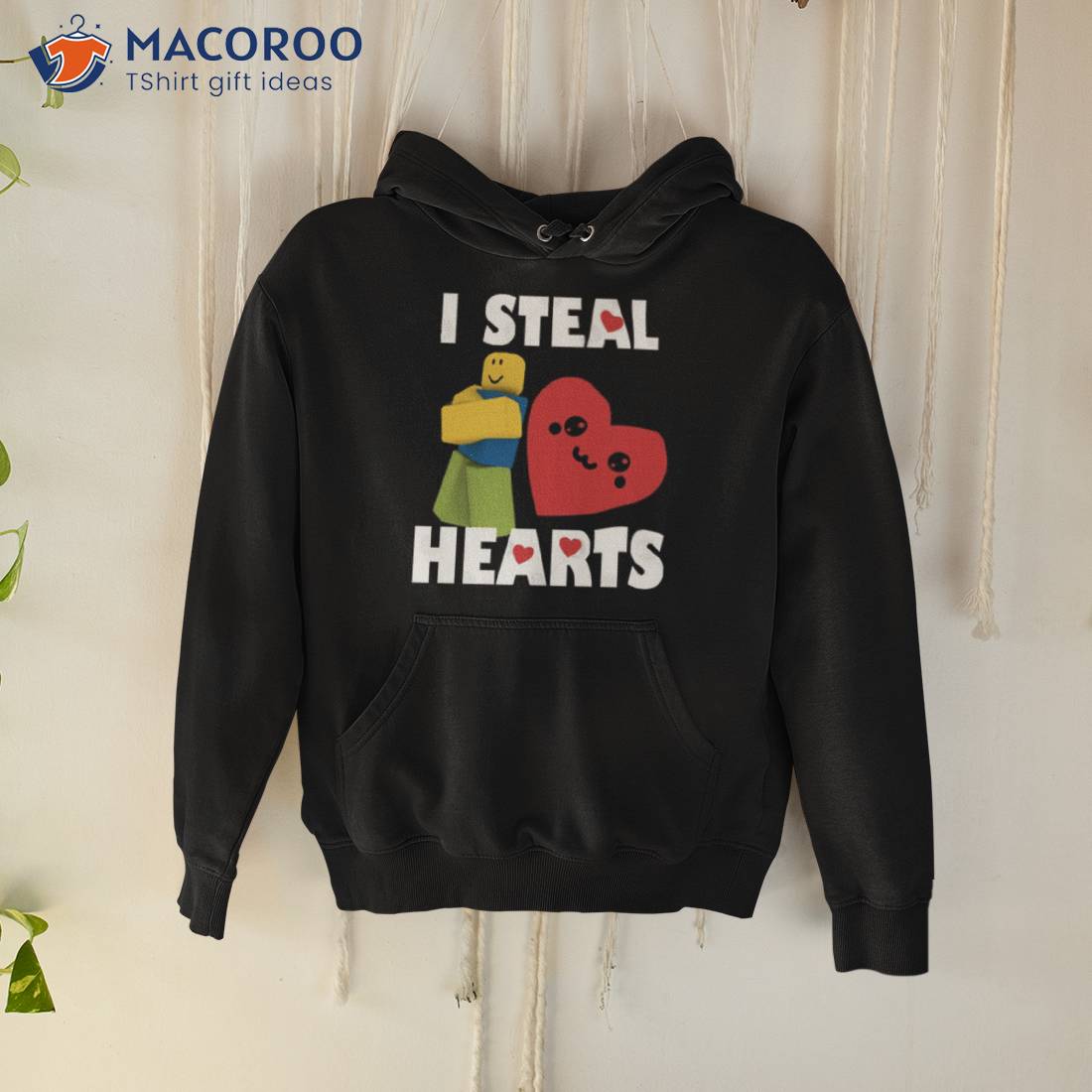 Valentines Day I Steal Hearts Roblox Noob Unisex T-Shirt - Teeruto