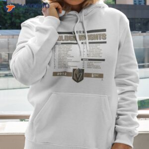 Vegas Golden Knights 2023 Stanley Cup Final Roster Shirt