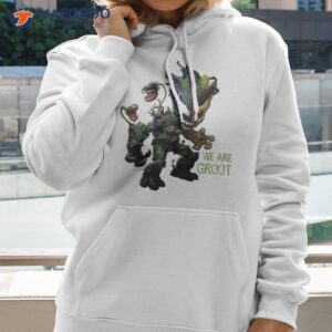 venomized baby groot shirt hoodie