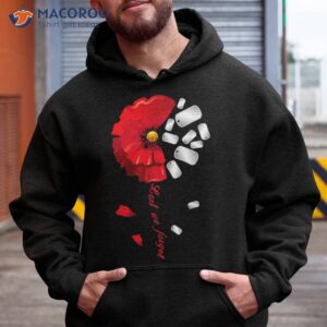 veterans day lest we forget red poppy flower usa memorial shirt hoodie