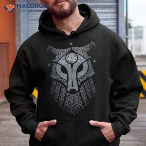 viking celtic fenrir wolf of odin shirt hoodie