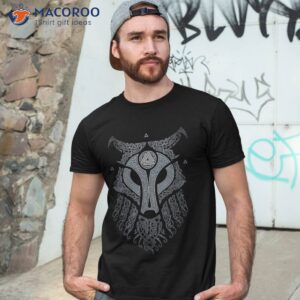 viking celtic fenrir wolf of odin shirt tshirt 3