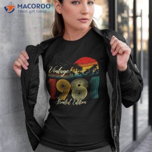 vintage 1981 shirt limited edition 42 birthday tshirt 3