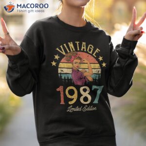 vintage 1987 made in 35th birthday 35 years old shirt sweatshirt 2