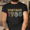 Vintage 1988 35th Birthday Gift 35 Years Old Shirt