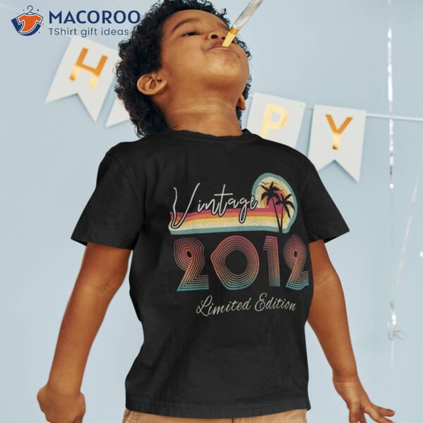 Vintage 2012 Limited Edition Made In 11th Birthday Gift Shirt