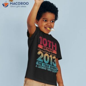 vintage 2013 10 year old gifts limited edition 10th birthday shirt tshirt 3