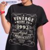 Vintage 30th Birthday Decorations Funny 1993 30 Shirt