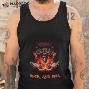 vintage acdc rock and roll band 2023 shirt tank top