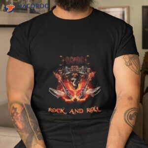 vintage acdc rock and roll band 2023 shirt tshirt