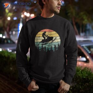 vintage american snowmobile retro snowmobiling sled shirt sweatshirt