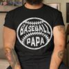 Vintage Baseball Papa Leopard Love S Fathers Day Shirt