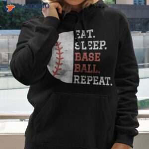 vintage baseball player eat sleep repeat shirt hoodie 2