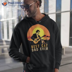 vintage best cat dad ever funny shirt hoodie 1