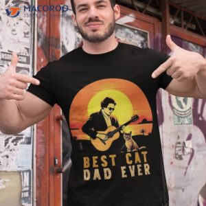 vintage best cat dad ever funny shirt tshirt 1