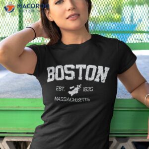 Vintage Boston Massachusetts Est. 1630 Souvenir Gift Shirt