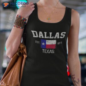 vintage dallas texas est 1841 souvenir gift shirt tank top 4