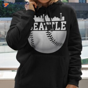 vintage downtown seattle shirt baseball retro washington hoodie 2