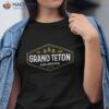 Vintage Grand Teton Altitude Hexagon Badge Colorado Souvenir Shirt