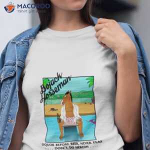 vintage horseman in a pool bojack horseman shirt tshirt