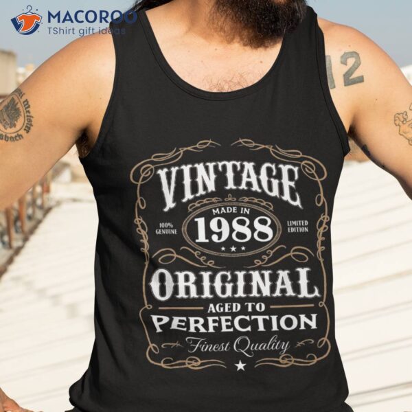 Vintage Made In 1988 Shirt 30th Birthday Gift