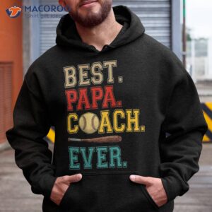 vintage papa coach ever costume baseball player shirt hoodie