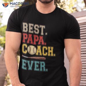 vintage papa coach ever costume baseball player shirt tshirt