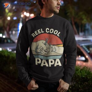 Father's Day Funny Gift Ideas Apparel Reel Cool Papa Dad Father T Shirt  Long Sleeve T-Shirt