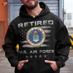 Vintage Retired Us Air Force Veteran Shirt Patriotic Gift