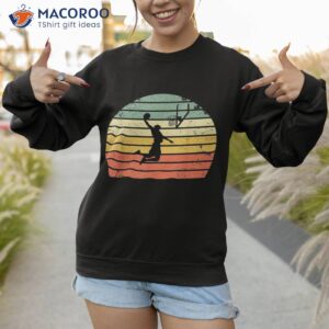 vintage retro basketball dunk shirt sunset colorful sweatshirt 1
