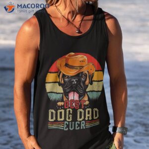 vintage retro best boxer dog dad ever cute lovers shirt tank top 1