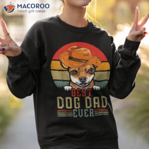 vintage retro best chihuahua dog dad ever cute lovers shirt sweatshirt 2