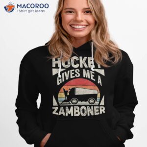 vintage retro hockey gives me a zamboner shirt hoodie 1