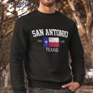 vintage san antonio texas est 1718 souvenir gift shirt sweatshirt