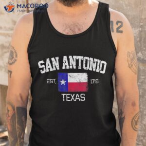 vintage san antonio texas est 1718 souvenir gift shirt tank top